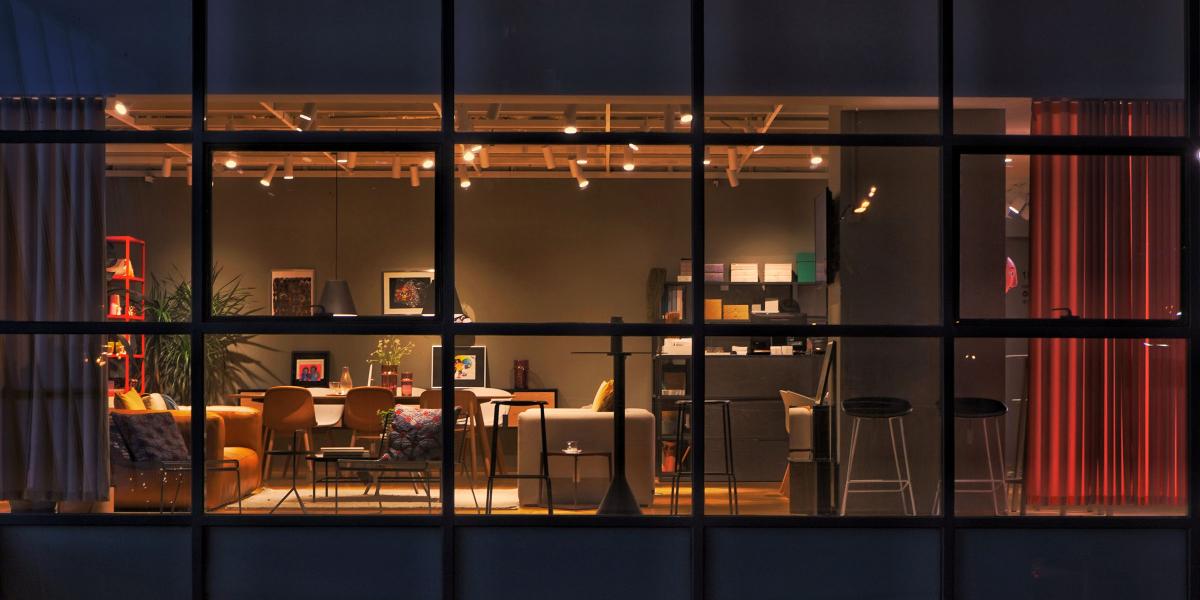 Living room through windows RE